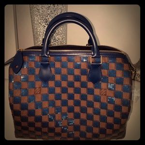 2013 prefall Louis Vuitton Daimler brown/blue